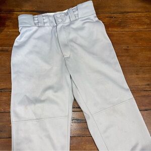 Wilson Kids Gray baseball Bottoms youth medium